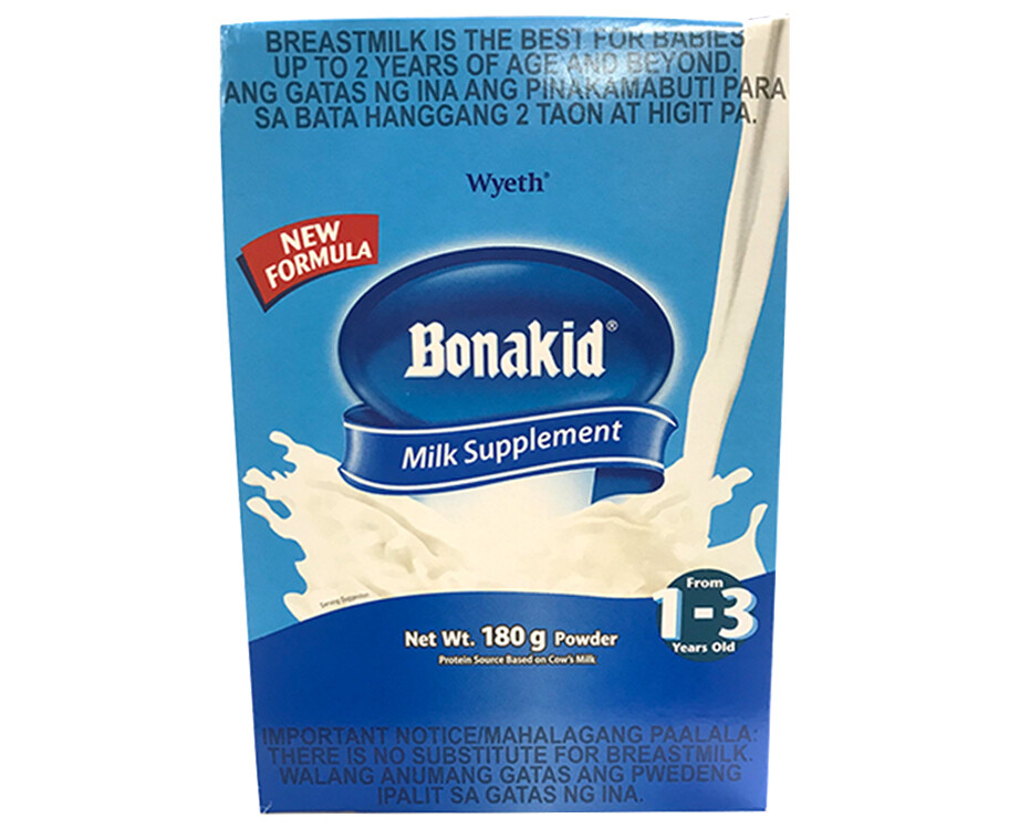 Bonakid Milk Supplement From 1-3 Years Old 180g Powder