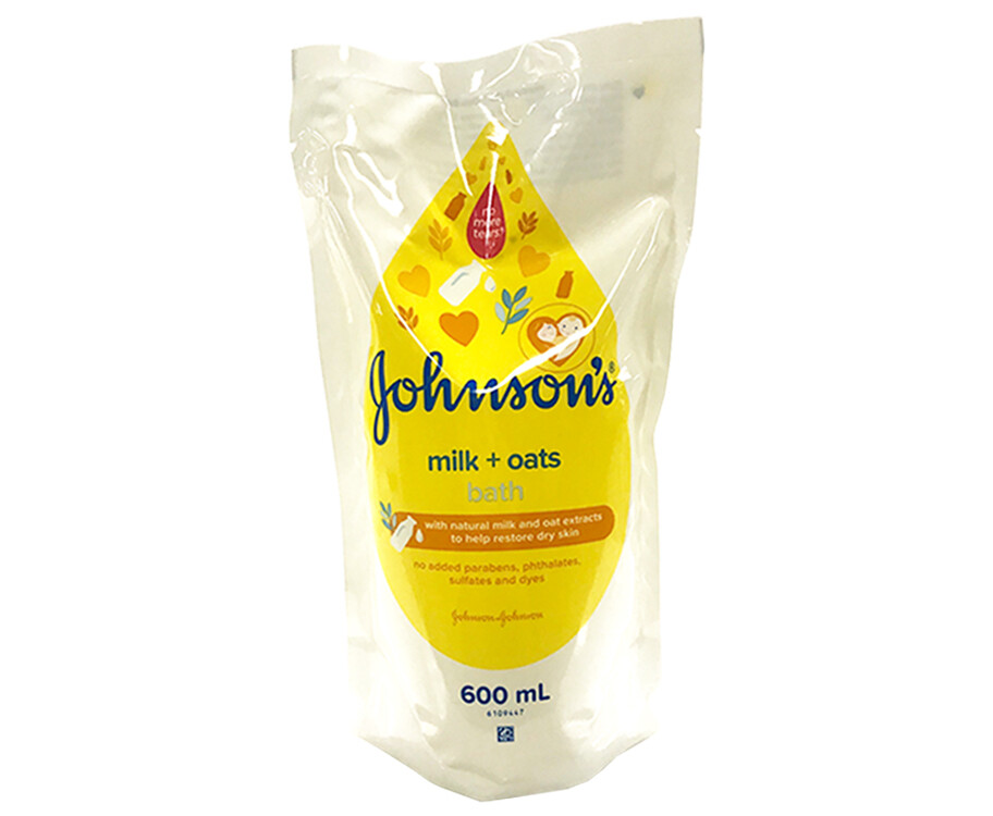 Johnson's Milk + Oats Bath Refill 600mL