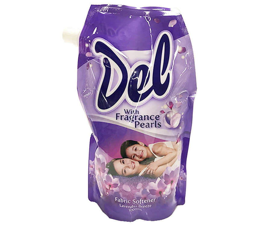 Del with Fragrance Pearls Fabric Softener Lavender Breeze 1000mL