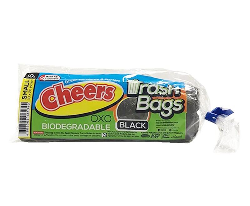Cheers Trash Bags Black Small
