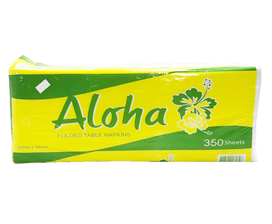 Aloha Folded Table Napkins 350 Sheets