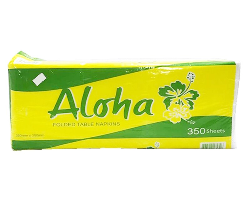 Aloha Folded Table Napkins 350 Sheets