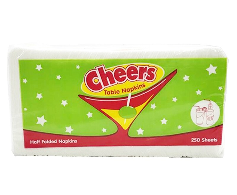 Cheers Half Folded Table Napkins 250 Sheets
