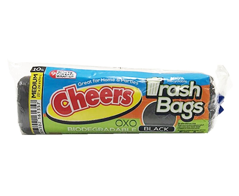 Cheers Trash Bags Black Medium