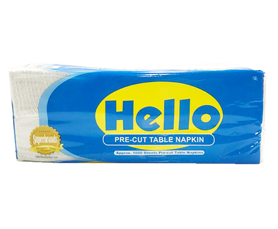 Hello Pre-Cut Table Napkin 1000 Sheets