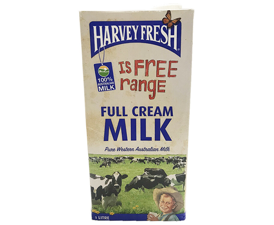 Harvey Fresh Full Cream Milk 1L