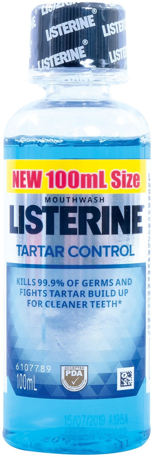 Listerine Tartar Control Mouthwash 100mL