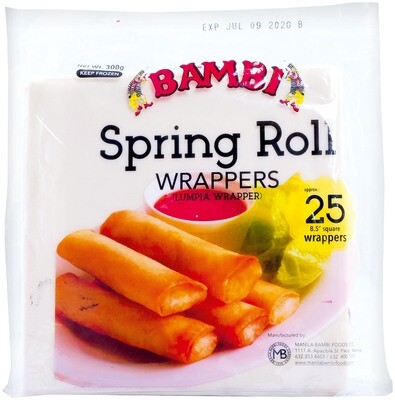 Bambi Spring Roll Wrappers 25 Wrappers 300g