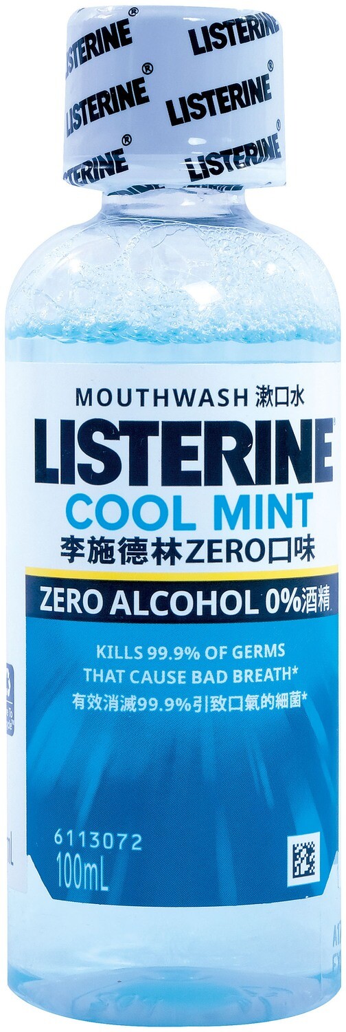 Listerine Cool Mint Zero Alcohol Mouthwash 100mL