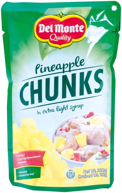 Del Monte Pineapple Chunks 200g