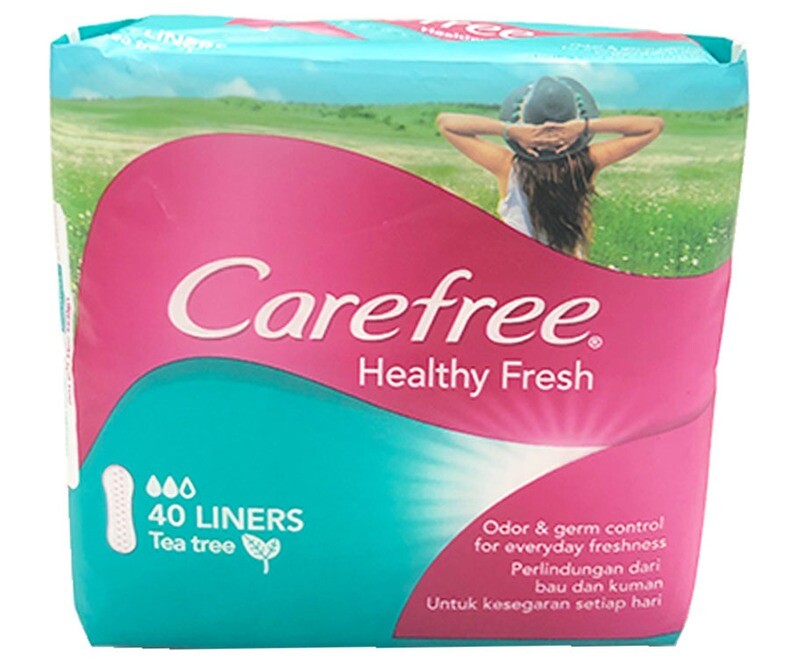 Carefree Healthy Fresh Tea Tree 40 Liners