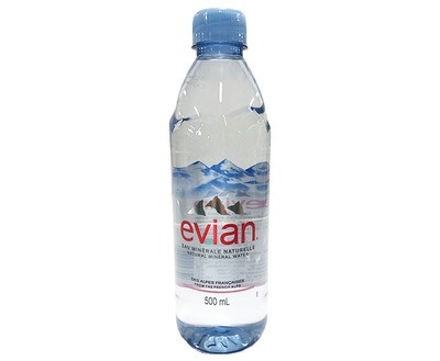 Evian Natural Mineral Water 500mL