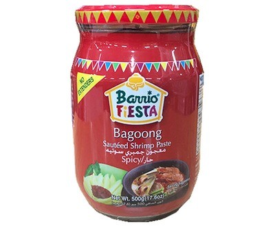 Barrio Fiesta Bagoong Sautéed Shrimp Paste Spicy 500g
