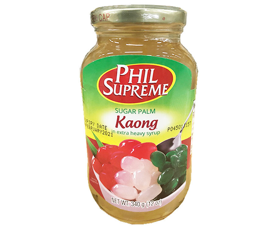 Phil Supreme Sugar Palm kaong in Extra Heavy Syrup 340g (12oz)