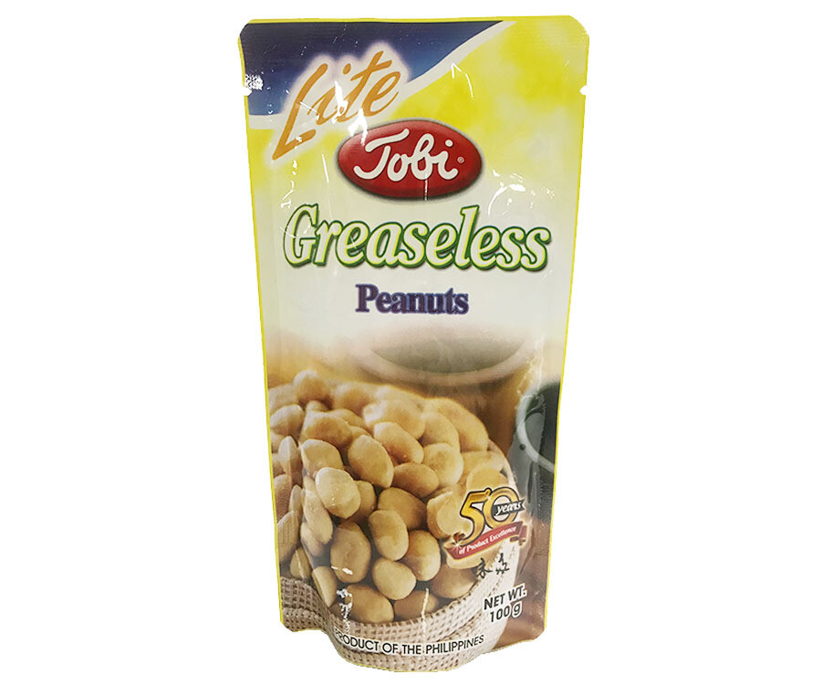 Tobi Lite Greaseless Peanuts 100g