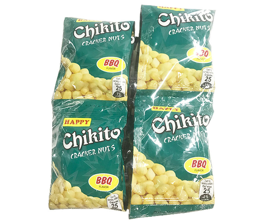 Happy Chikito Cracker Nuts BBQ Flavor (20 Packs x 5g)