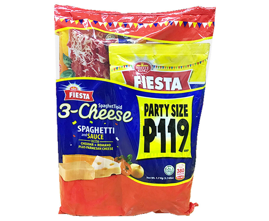 Fiesta 3-Cheese Spaghetti and Sauce with Cheddar + Romano Plus Parmesan Cheese 1.7kg
