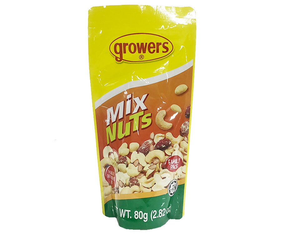 Growers Mix Nuts Family Pack 80g