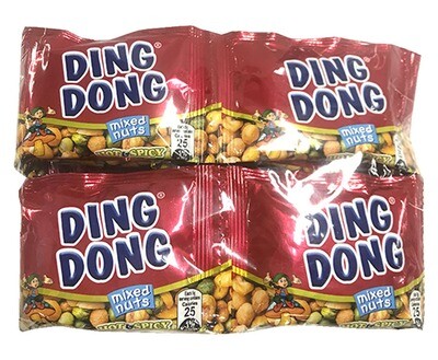 Ding Dong Mixed Nuts Hot & Spicy (20 Packs x 5g)