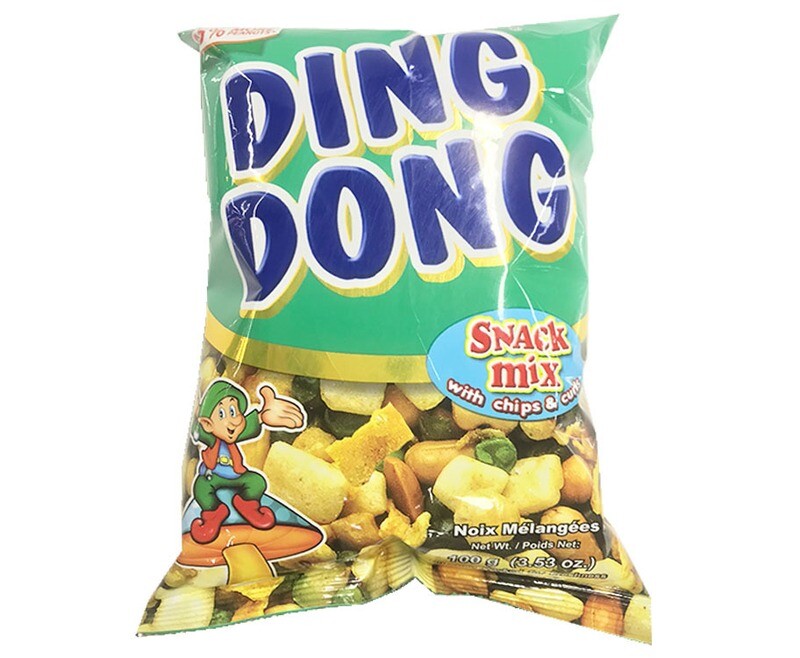 Ding Dong Snack Mix with Real Chips &amp; Curls 100g
