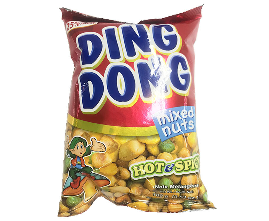 Ding Dong Mixed Nuts Hot &amp; Spicy 100g