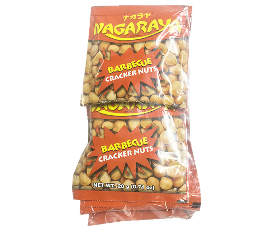 Nagaraya Barbecue Cracker Nuts (10 Packs x 20g)