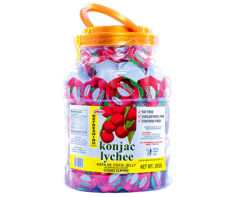 Jelliyum Konjac Lychee Nata de Coco Jelly 2kg