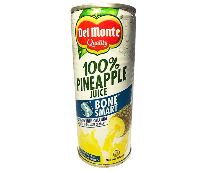 Del Monte 100% Pineapple Juice Bone Smart 240mL