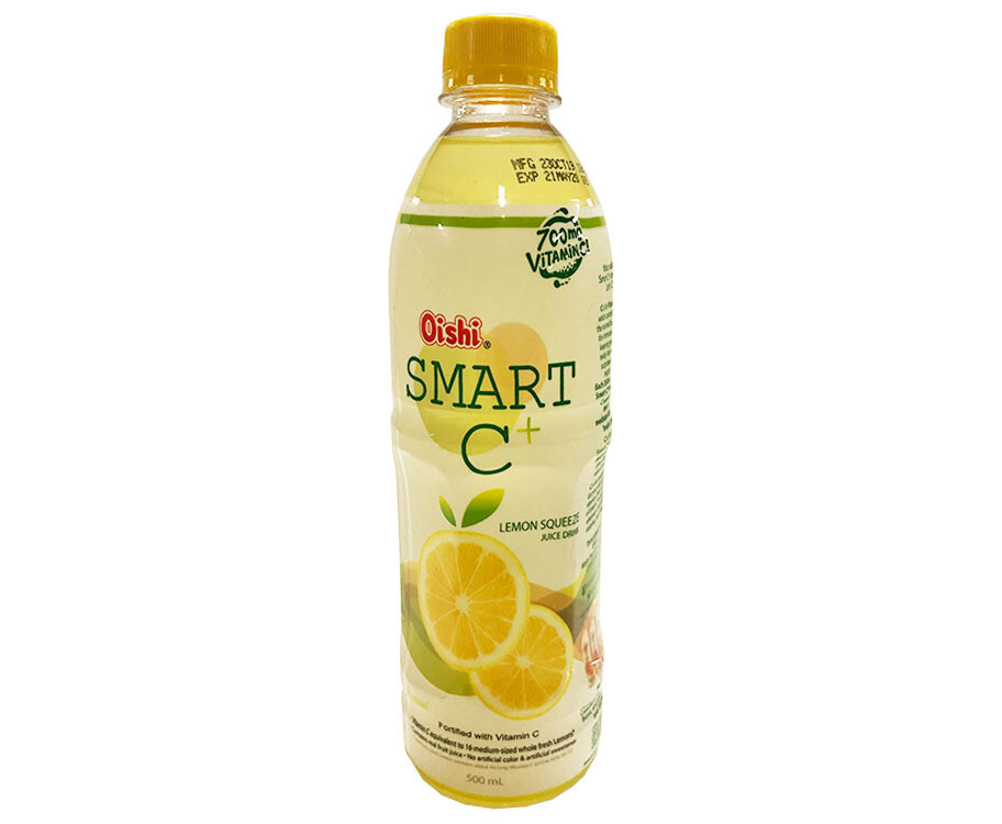 Oishi Smart C+ Lemon Squeeze Juice Drink 500mL