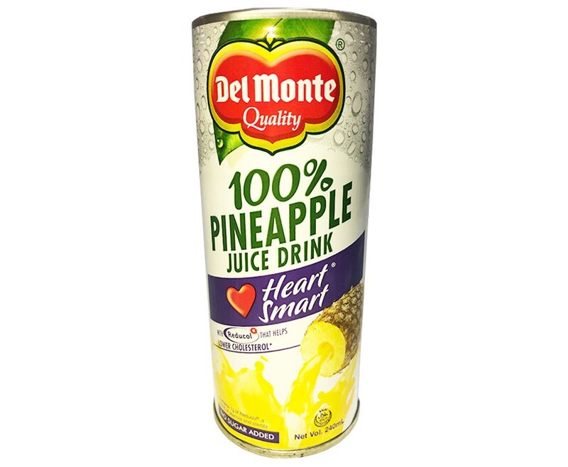 Del Monte 100 Pineapple Juice Drink Heart Smart 240mL del-monte-100-pineapple-juice-almere-pinoy-store