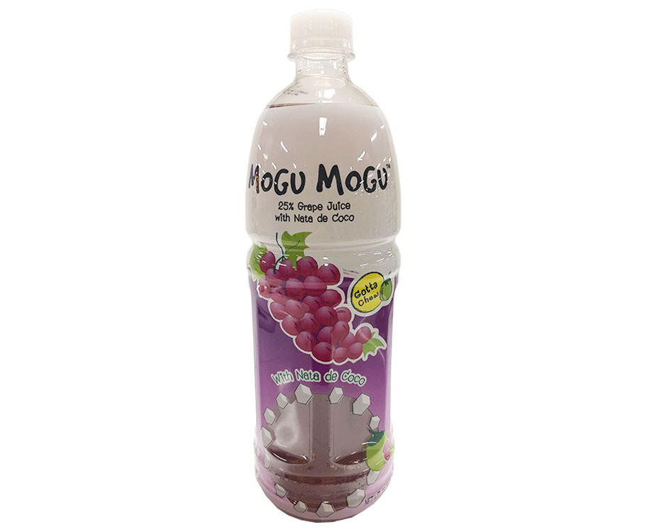 Mogu Mogu Grape Juice with Nata de Coco 1L