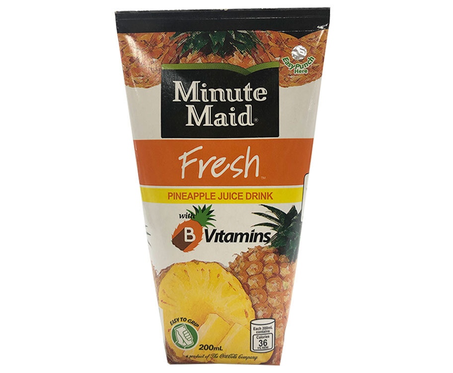 Minute Maid Fresh Pineapple Juice Drink 200mL