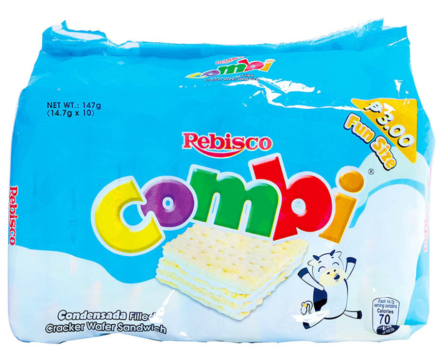 Rebisco Combi Condensada Fun Size (10 Packs x 14.7g) 147g