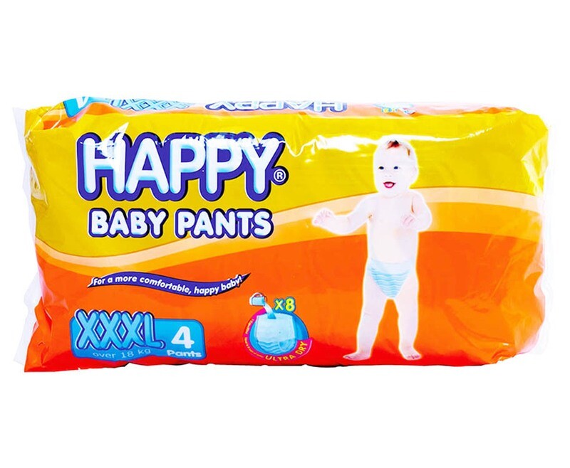 Happy Baby Pants Ultra Dry  XXXL 4 Pants