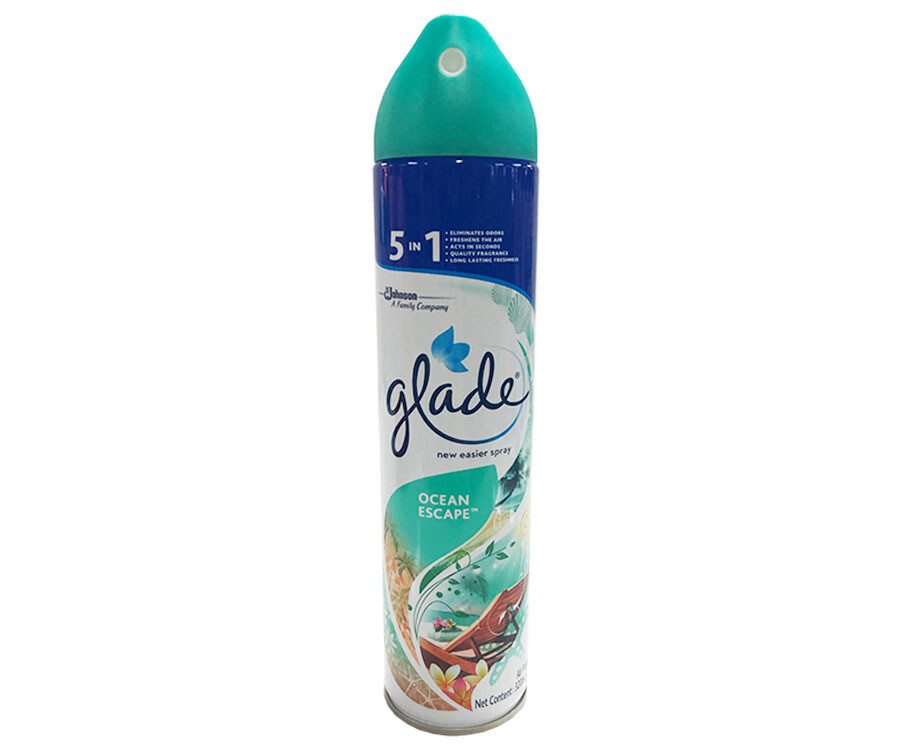 Glade 5-in-1 New Easier Spray Ocean Escape Air Freshener 320mL
