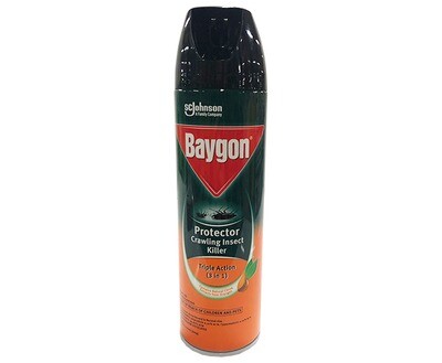 Baygon Protector Crawling Insect Killer Triple Action (3-in-1) 500mL