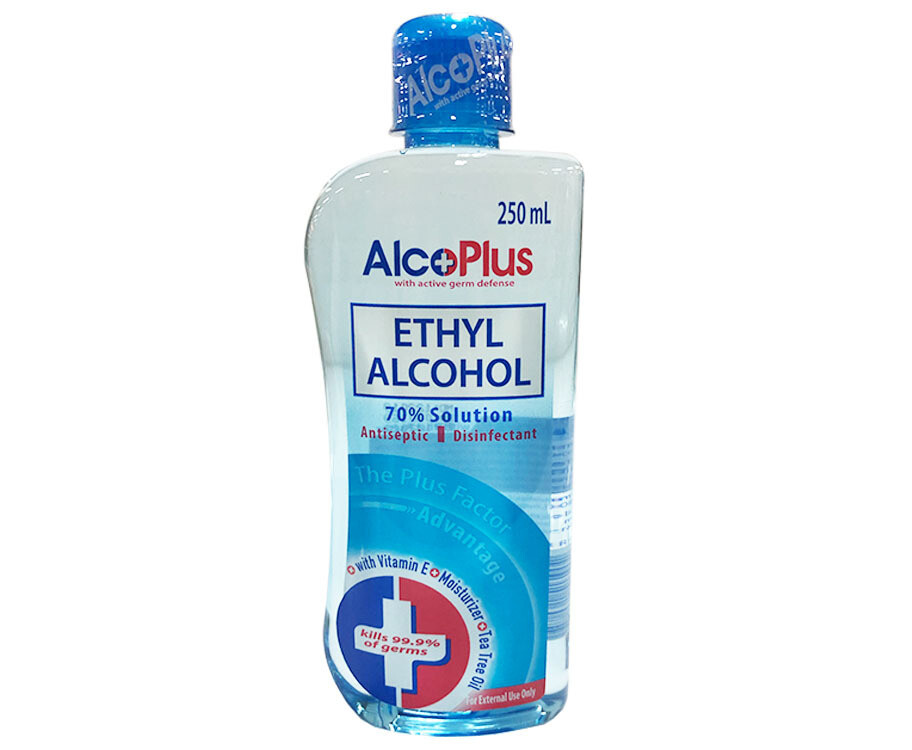 AlcoPlus Ethyl Alcohol 70% Solution 250mL