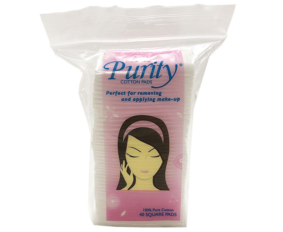 Purity Cotton Pads 70 Square Pads