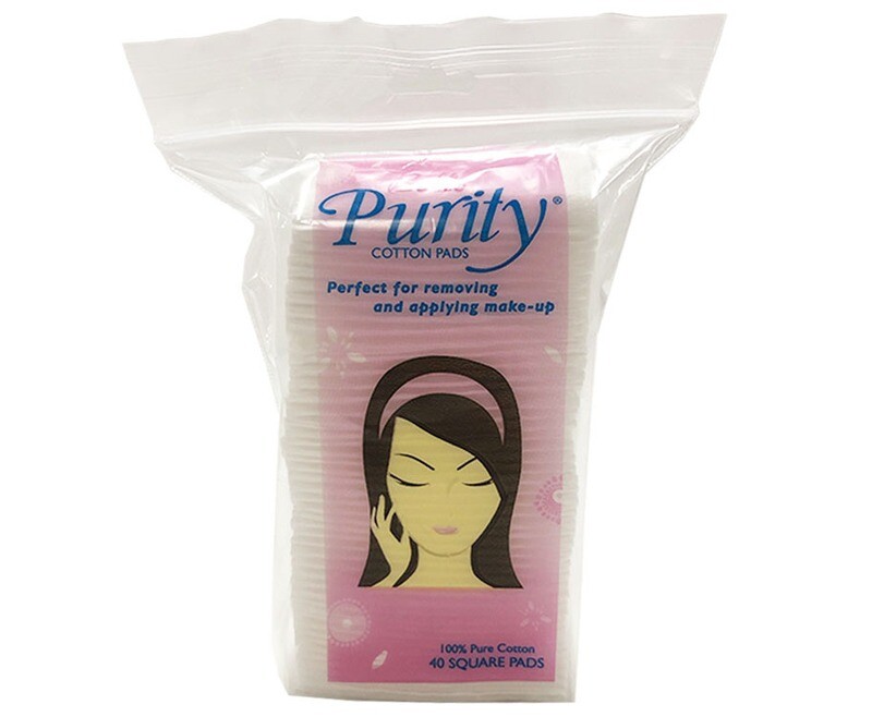 Purity Cotton Pads 70 Square Pads