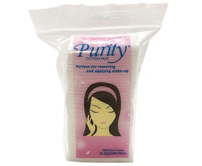 Purity Cotton Pads 40 Square Pads