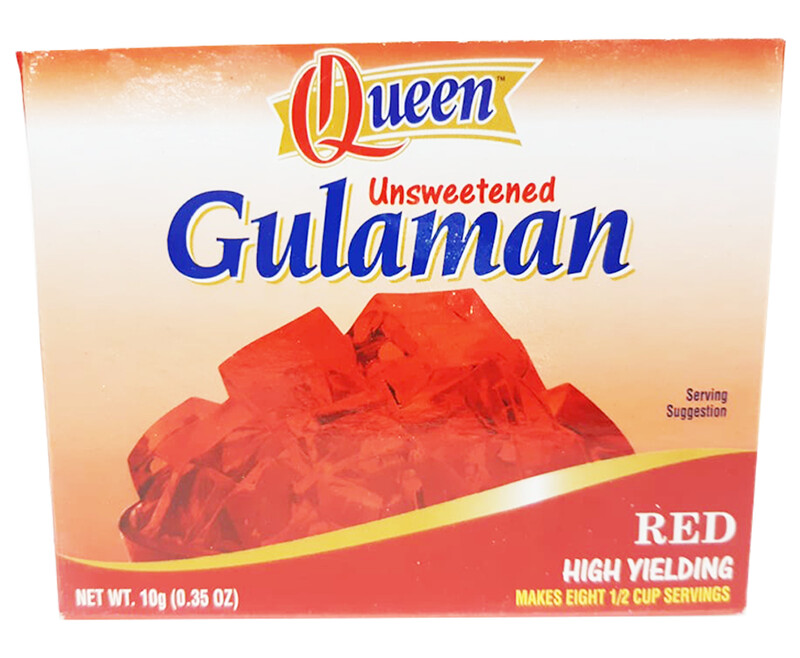 Queen Unsweetened Gulaman Red High Yielding 10g