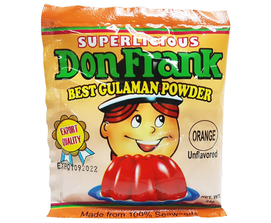 Superlicious Don Frank Best Gulaman Powder Orange Unflavored 24g