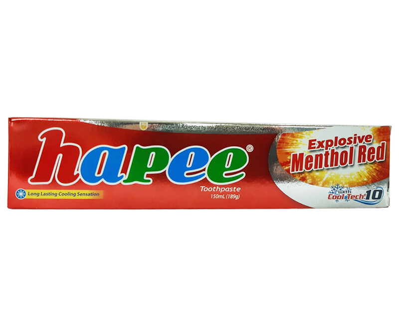 Hapee Toothpaste Explosive Menthol Red 150mL (189g)