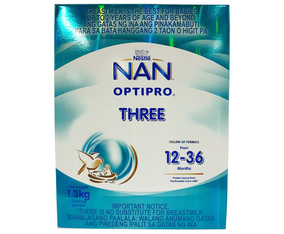 Nestle nan three infant Milk 1.3kg (4800361368988)