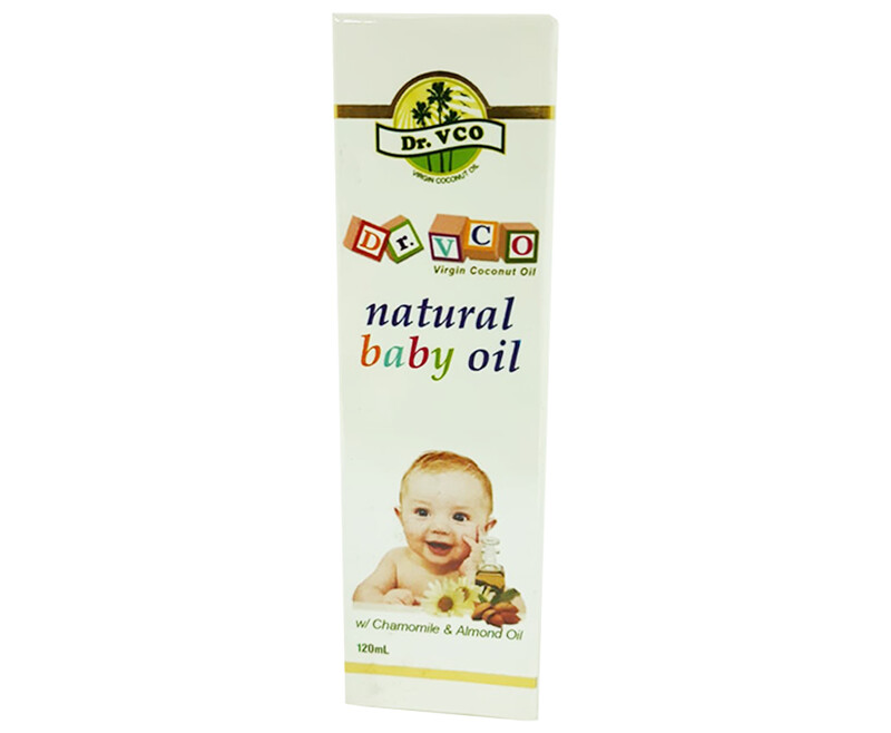 Dr. VCO Natural Baby Oil w/ Chamomile &amp; Almond Oil 120mL