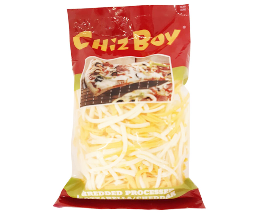 Chiz Boy Shredded Processed Mozzarella/ Cheddar 350g