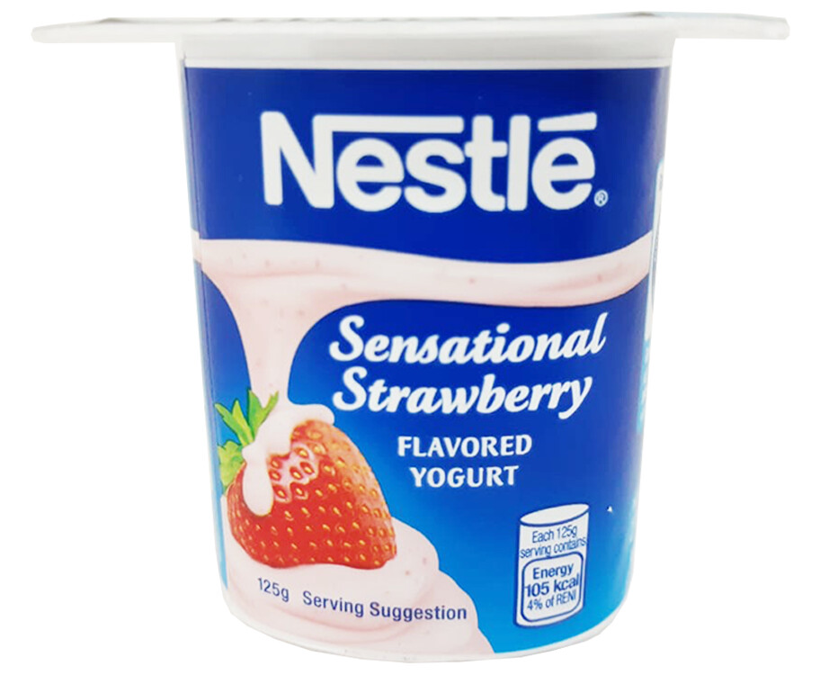 Nestlé Sensational Strawberry Flavored Yogurt 125g