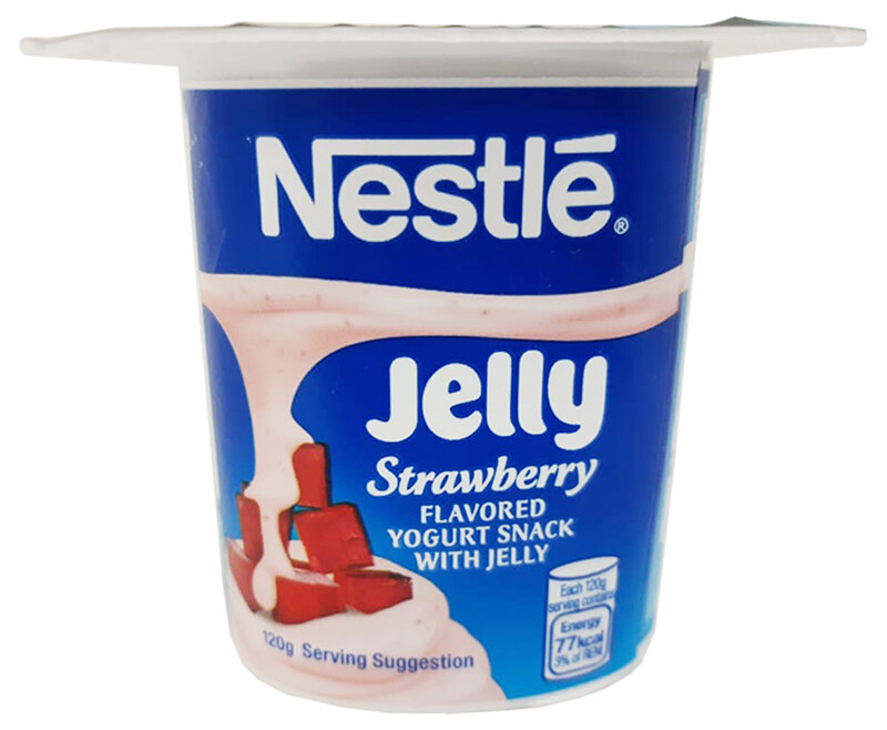 Nestlé Jelly Strawberry Flavored Yogurt Snack with Jelly 120g