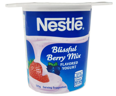 Nestlé Blissful Berry Mix Flavored Yogurt 125g