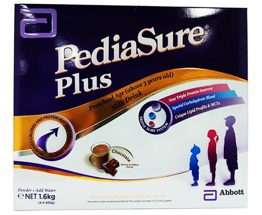 Abbott PediaSure Plus Milk Drink Above 3 Years Old Chocolate 1.6kg